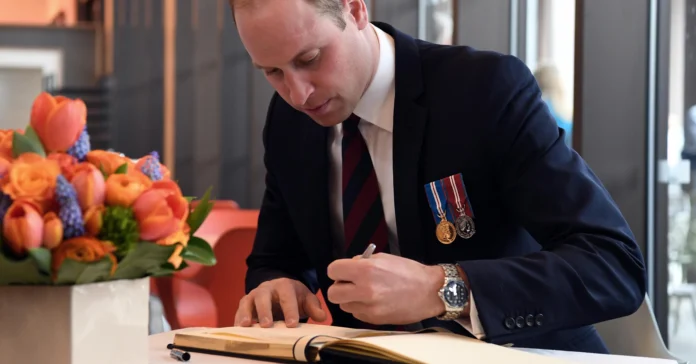 Is Prince William Left Handed