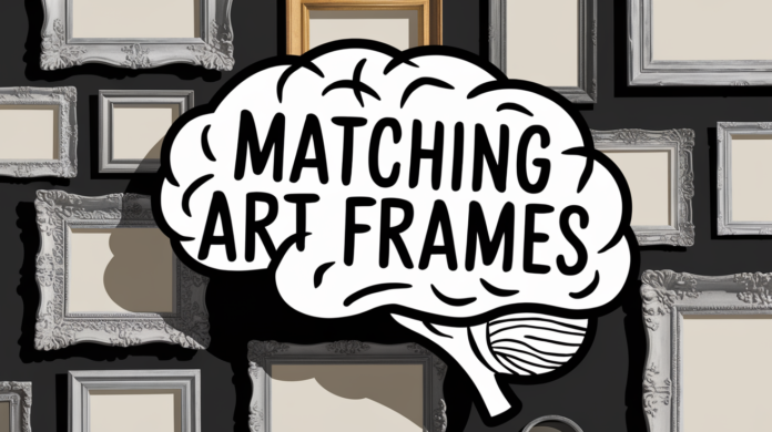 Matching Art Frames Brain